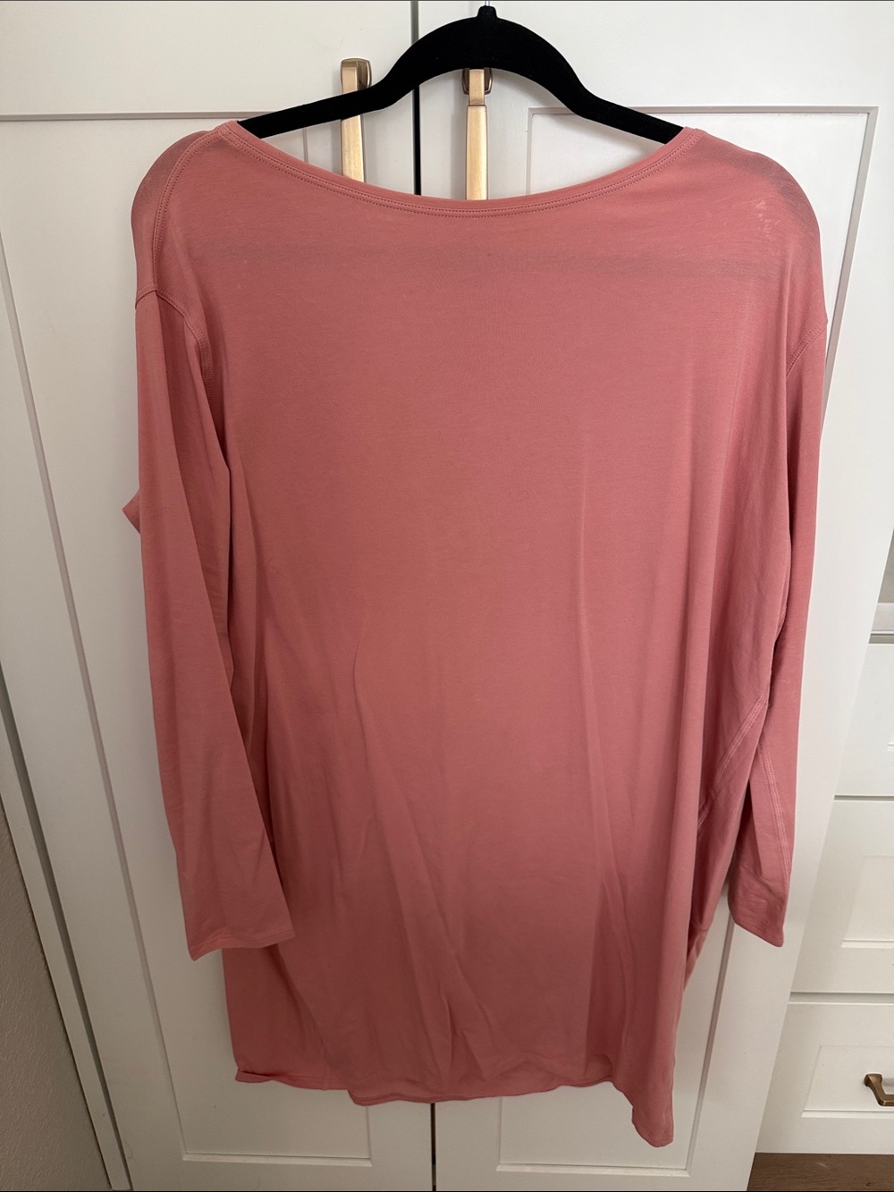 Lululemon Dusty Rose Long Sleeve Boatneck Dress